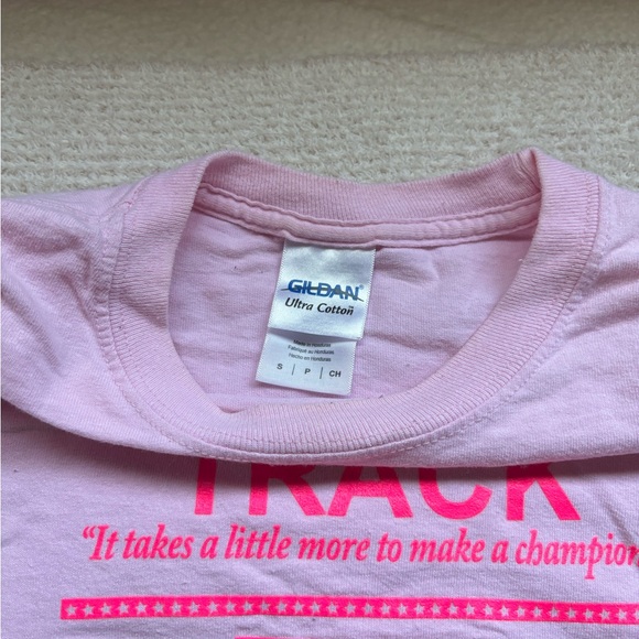 Track pink long sleeve t-shirt - Picture 3 of 3
